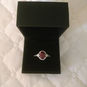 Genuine Ruby Gemstone Ring